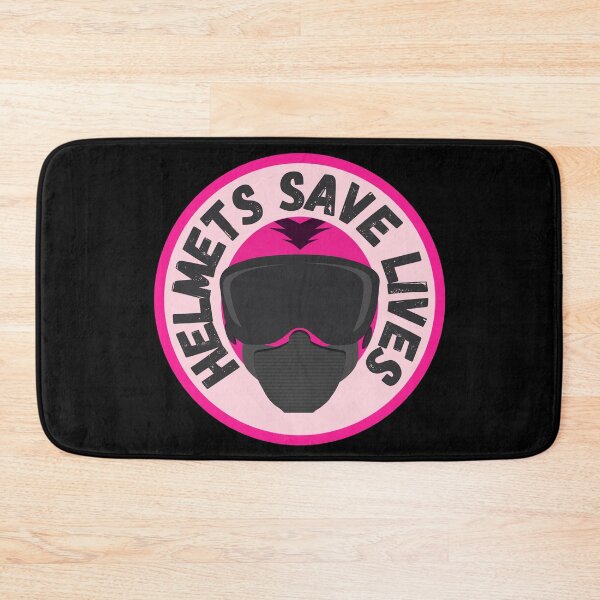 Item preview, helmets save lives pink designed and sold by InsaneCorner.