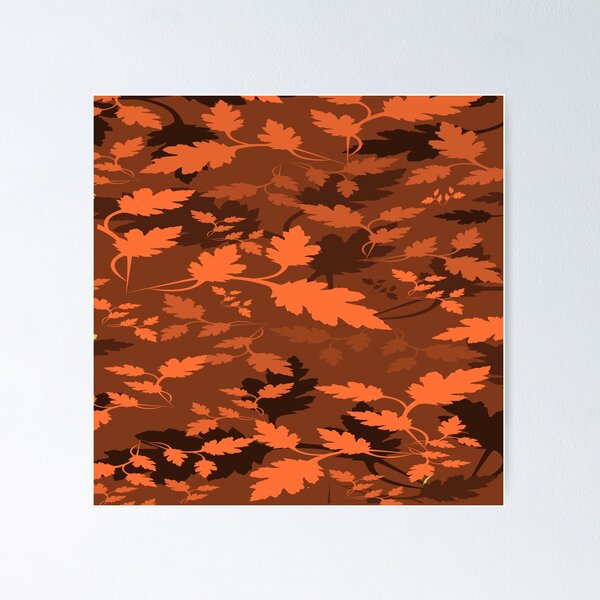 Item preview, Burnt Orange Autumn Pattern  designed and sold by dionysusgk555.