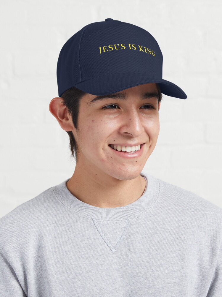 Jesus is King - Kanye West (Yellow on Blue)