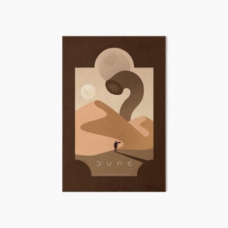 Arrakis Sandworm Art Board Print
