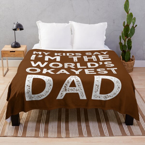 Item preview, My Kids Say I'm the World's Okayest Dad Novelty Gift designed and sold by cssdru.