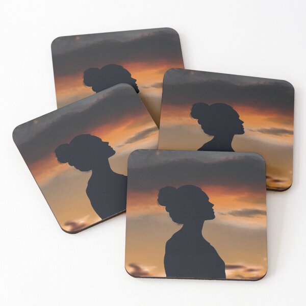 Item preview, Lonely Girl with Sunset designed and sold by Hartsygarden.