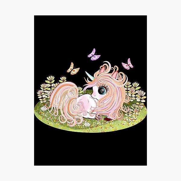 Artikelvorschau, Süßer Einhorn-Schmetterlingsgarten mit großem Auge| Perfektes Geschenk für Sie und Freunde | großes augengeschenk entworfen und verkauft von anitatana.