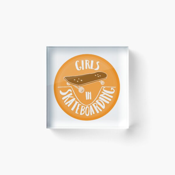 Item preview, Girls In Skateboarding (Orange) designed and sold by jaybooysen28.