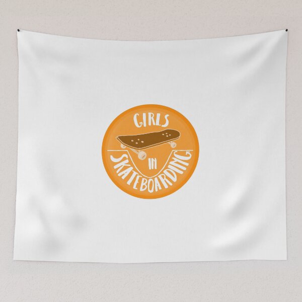 Item preview, Girls In Skateboarding (Orange) designed and sold by jaybooysen28.
