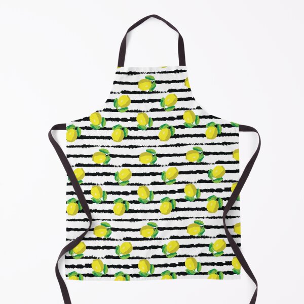 Item preview, Lemon and black stripe pattern designed and sold by FunnyChameleon.