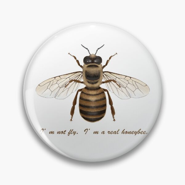 Item preview, I'm not a fly. I'm a real honeybee. designed and sold by mooktan.