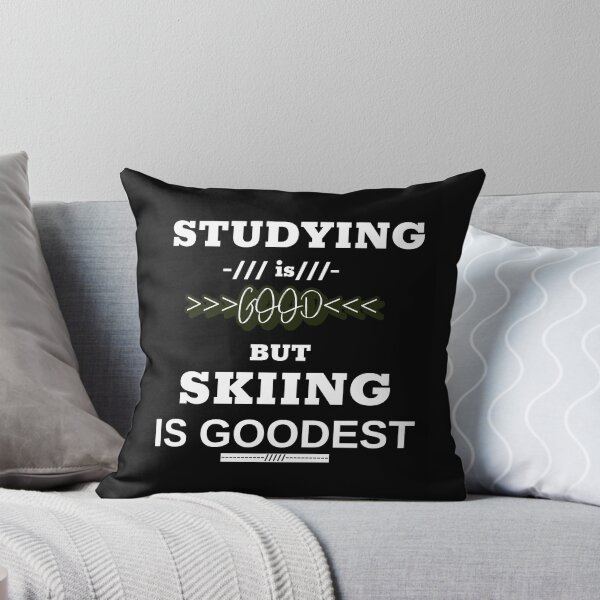 Item preview, Studying is good but skiing is goodest designed and sold by DesignedBySnip.