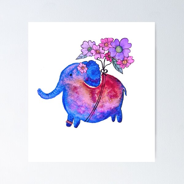 Item preview, Elephant Floating designed and sold by CaitlinLawrence.