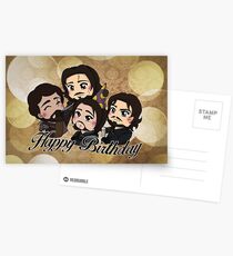 The Musketeers - Happy Birthday Postcards
