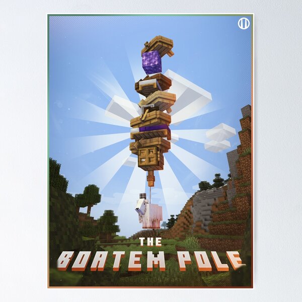 Item preview, Hermitcraft - The Boatem Pole [No copper] designed and sold by aDrain76.
