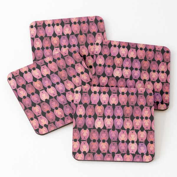 Item preview, Cute pattern with red and pink bears designed and sold by marina63.