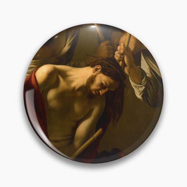 Item preview, The Crowning with Thorns by Caravaggio (1602-1604) designed and sold by allhistory.