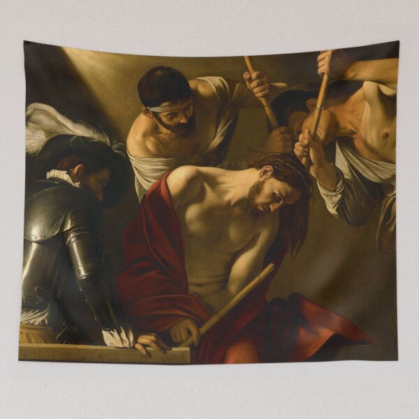 Item preview, The Crowning with Thorns by Caravaggio (1602-1604) designed and sold by allhistory.