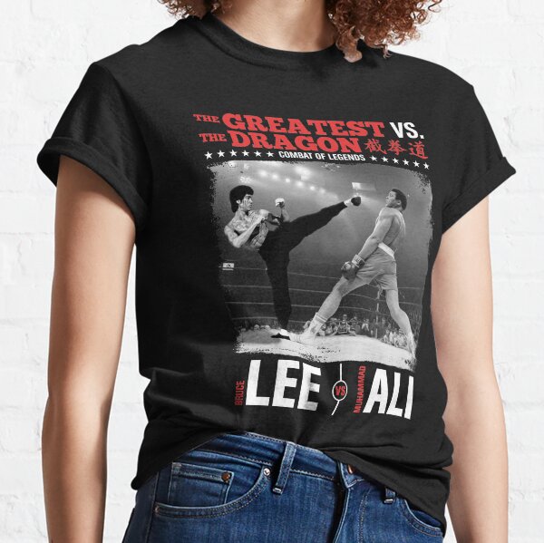 Mod. 2 The Greatets Vs The Dragon Bruce Lee Vs Muhammad Ali Classic T-Shirt