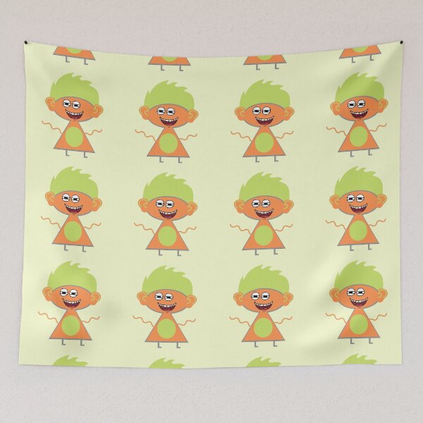 Item preview, Orange and Lime Green Martian #Back to School 2021 designed and sold by GeoTeasters.