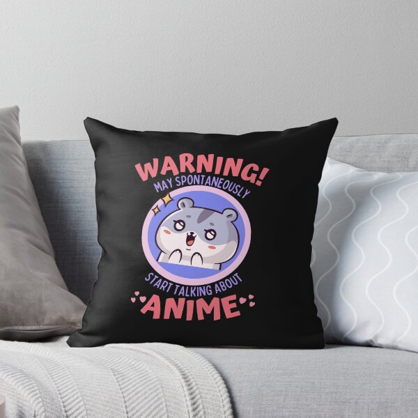 Item preview, Warning May Spontaneously Start Talking About Anime Cute Hamster Black - Funny Otaku Anime Lover designed and sold by Teetee94.
