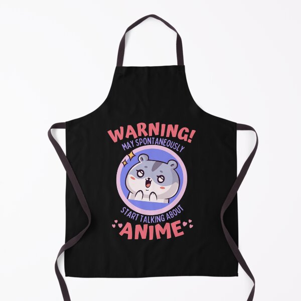 Item preview, Warning May Spontaneously Start Talking About Anime Cute Hamster Black - Funny Otaku Anime Lover designed and sold by Teetee94.