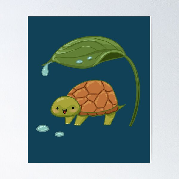 Item preview, Little Leaf Turtle designed and sold by rachelleybell.