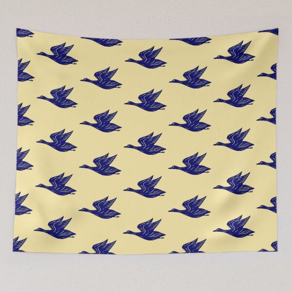 Item preview, Beautiful Fly Duck Pattern Design designed and sold by Zareen Sayyed.