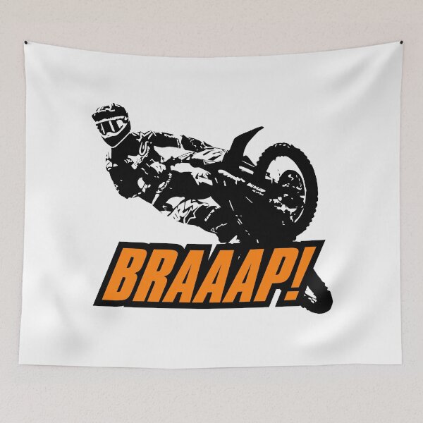 Item preview, Látigo BRAAAP Supercross (Naranja) designed and sold by racerspitstop.