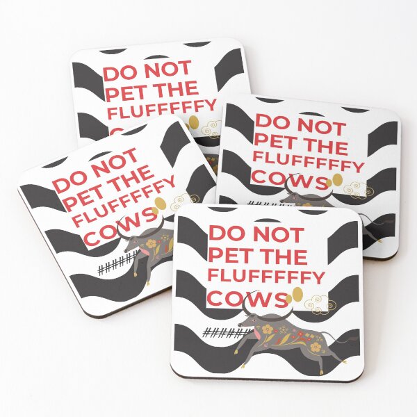 Item preview, Do Not Pet The Fluffy Cows designed and sold by Kiarasboutique.