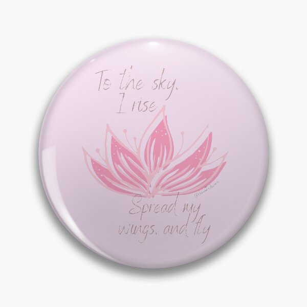 Item preview, Lotus Rise Mantra Print designed and sold by elevated-aura.