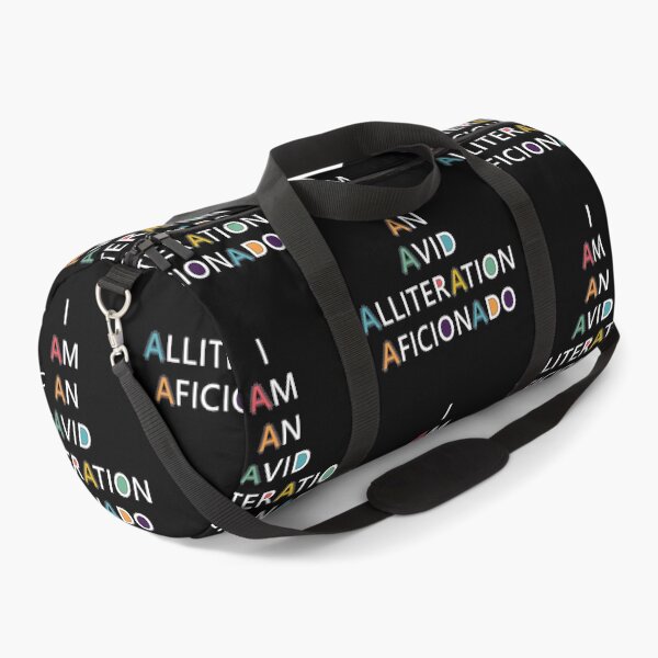 Item preview, I Am An Avid Alliteration Aficionado Colorful designed and sold by artfulnotebook.