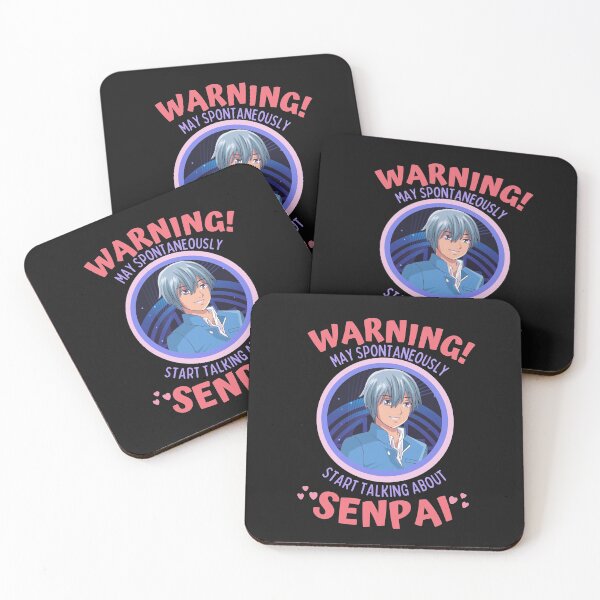 Item preview, Warning May Spontaneously Start Talking About My Senpai - Funny Otaku Anime Lover designed and sold by Teetee94.