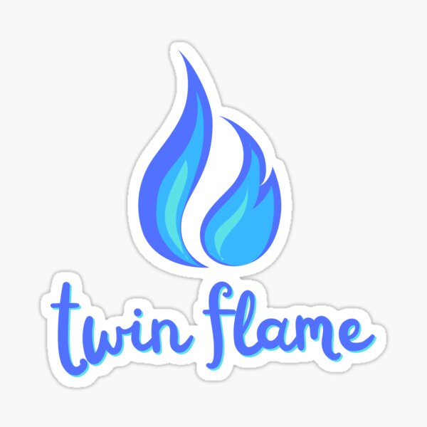 Item preview, Twin Flame (Blue Flames) designed and sold by spoeg.