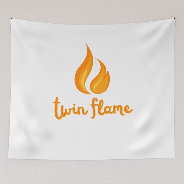 Item preview, Twin Flame (Orange/Yellow Flames) designed and sold by spoeg.