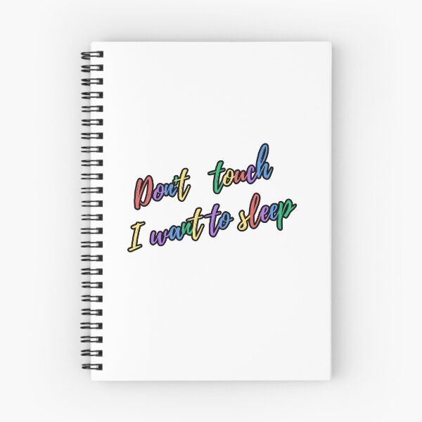 Item preview, Don't touch, I want to sleep. designed and sold by kattjona.