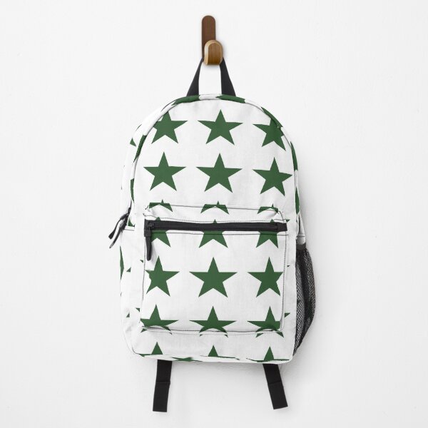 Item preview, Medium PINE GREEN and WHITE STARS  designed and sold by RachelMacht.