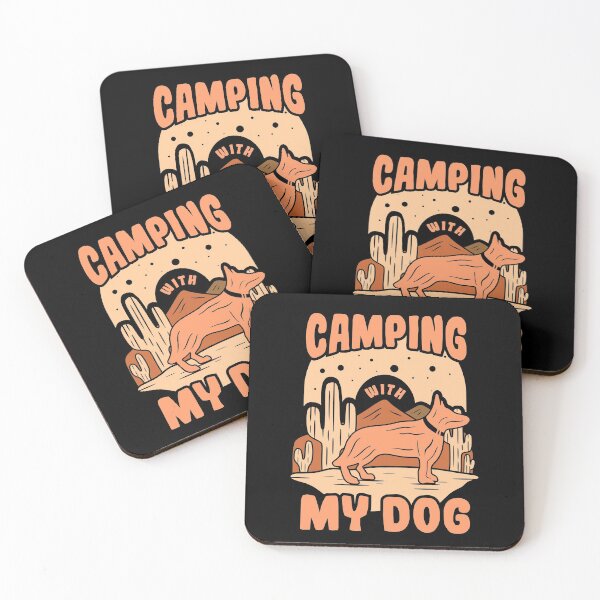 Item preview, Camping with my dog v2 designed and sold by REApparelCo.