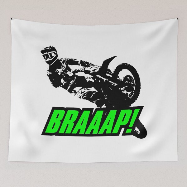 Item preview, Látigo de Supercross BRAAAP (Verde) designed and sold by racerspitstop.