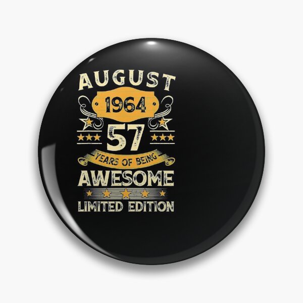 Item preview, Vintage August 1964 57th Birthday designed and sold by rosamaria2020.