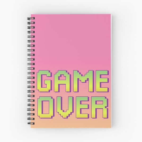 Item preview, GAME OVER 90’s / pixel RETRO gradient Design 2 designed and sold by marina ralston.
