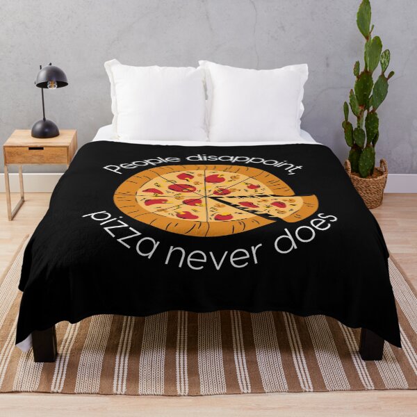 Item preview, Pizza Slice & Funny Quote: "People Disappoint, Pizza Never Does" designed and sold by fowons.