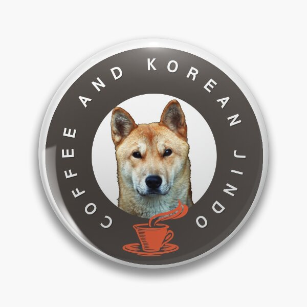 Item preview, COFFEE AND KOREAN JINDO designed and sold by LaBelleMaison.