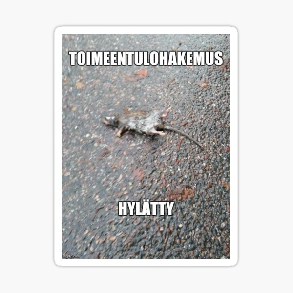 toimeentulohakemus hylätty