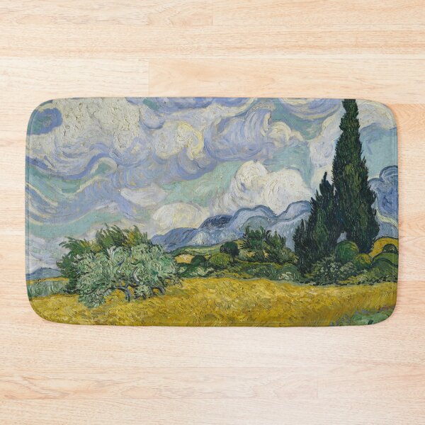 Item preview, A Wheatfield, with Cypresses by Vincent van Gogh designed and sold by two peas in a pod.