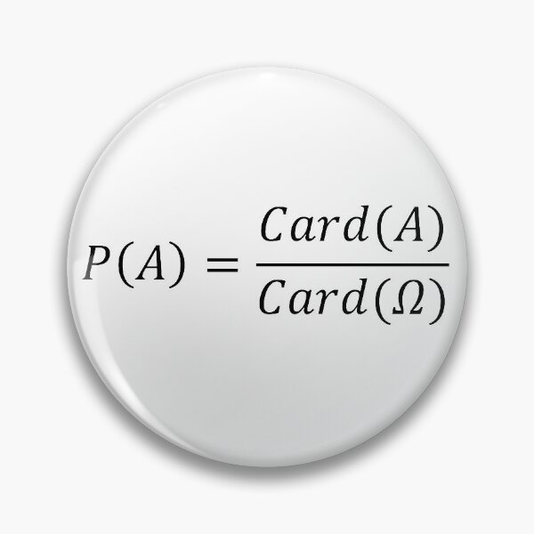 Item preview, probability formula, probability, statistics and math designed and sold by NoetherSym.