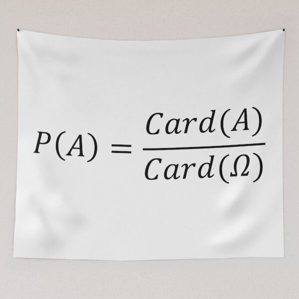 Item preview, probability formula, probability, statistics and math designed and sold by NoetherSym.