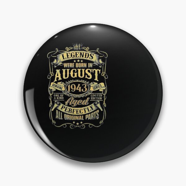 Item preview, Legend August 1943 78th Birthday designed and sold by rosamaria2020.