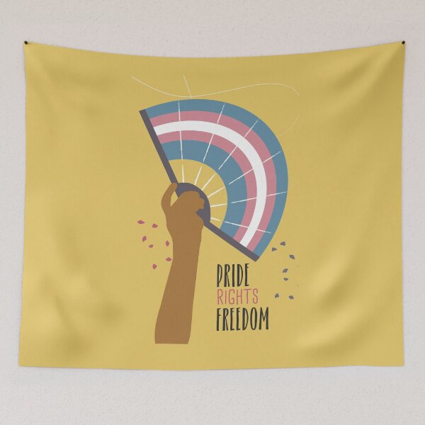 Item preview, Trans pride, rights, freedom. designed and sold by Vanesa Duque.
