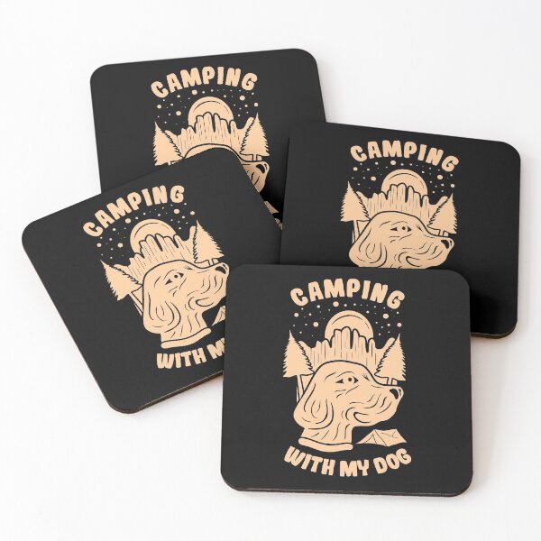 Item preview, Camping with my dog v3 designed and sold by REApparelCo.