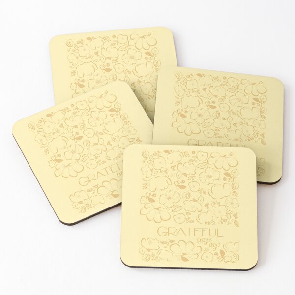 Item preview, Grateful Every Day - Yellow designed and sold by Christine Philbrick.