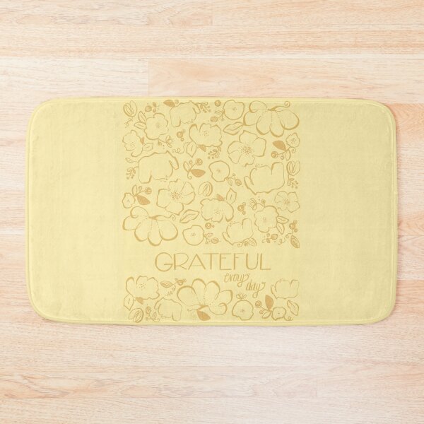 Item preview, Grateful Every Day - Yellow designed and sold by Christine Philbrick.