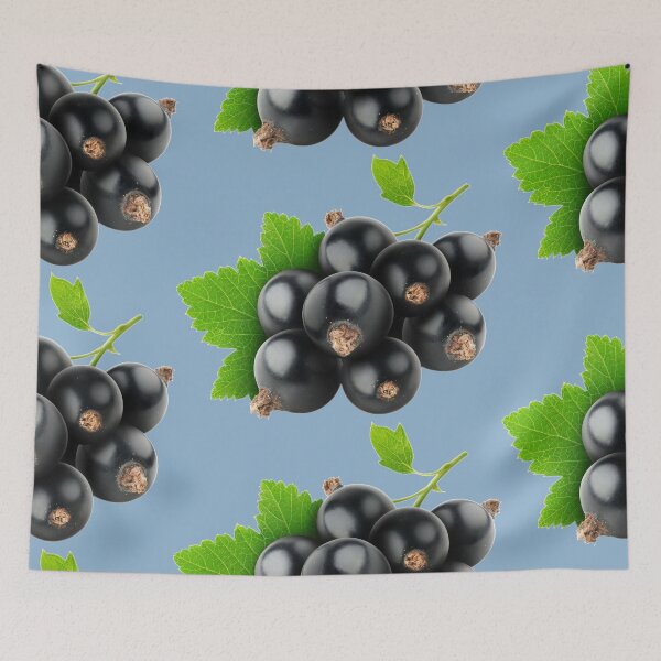 Item preview, A Bunch Of Ripe Black Currants On A Twig With Leaves designed and sold by Phantasmal-2-do.