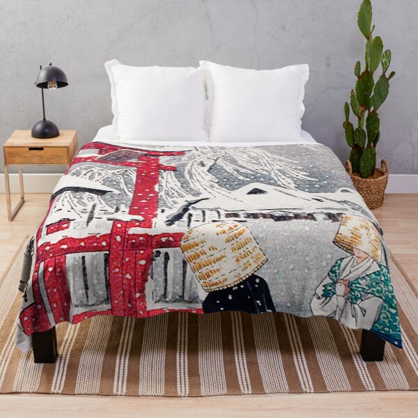 Item preview, Japanese Woodbock Art Okabe in Snow (ca.1925–1926) by Hiroaki Takahashi designed and sold by Designedbysm.